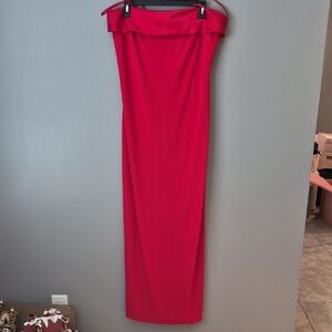 Alex Evenings Strapless Red Dress